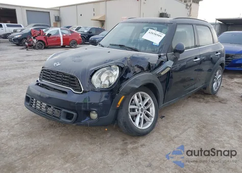2013 Mini Countryman Cooper S z USA, uszkodzony, nr VIN WMWZC3C59DWP24390